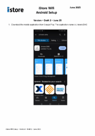 iStore WIFI Setup – Android