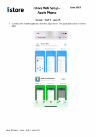 iStore WIFI Setup – Apple