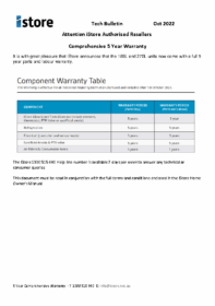5 Year Comprehensive Warranty