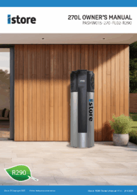 iStore Owners Manual 270L R290 PASHW015-270LD-FL02-R290